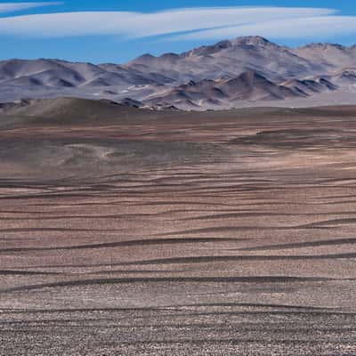 volcanic ash fields, Argentina