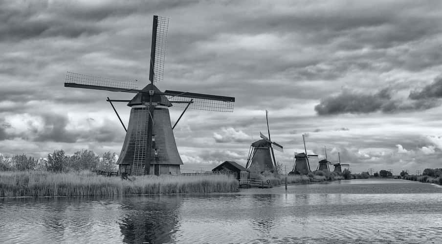 Windmills, Kinderdijk UNESCO World Heritage