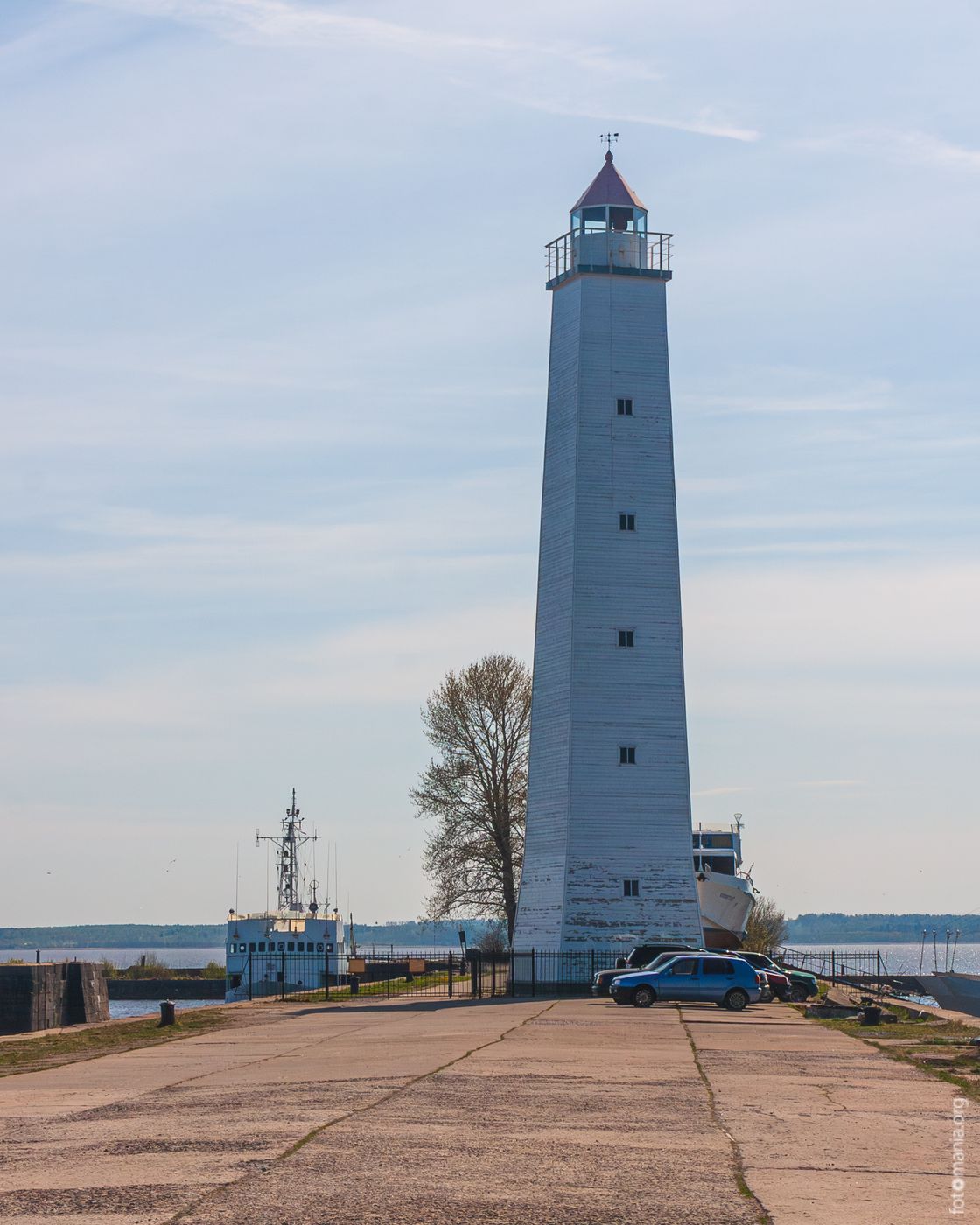 Wooden lighthouse, Kronstadt, Russian Federation
