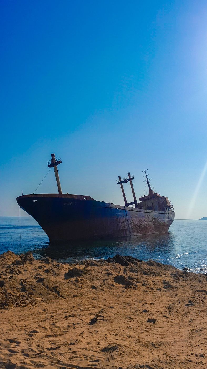 Wreck Beach, Bizerte, Tunisia, Tunisia