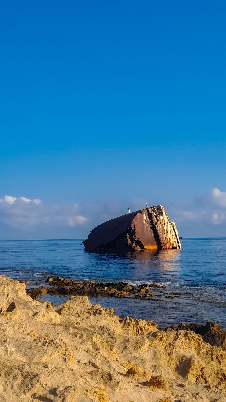 Wreck Beach, Bizerte, Tunisia, Tunisia