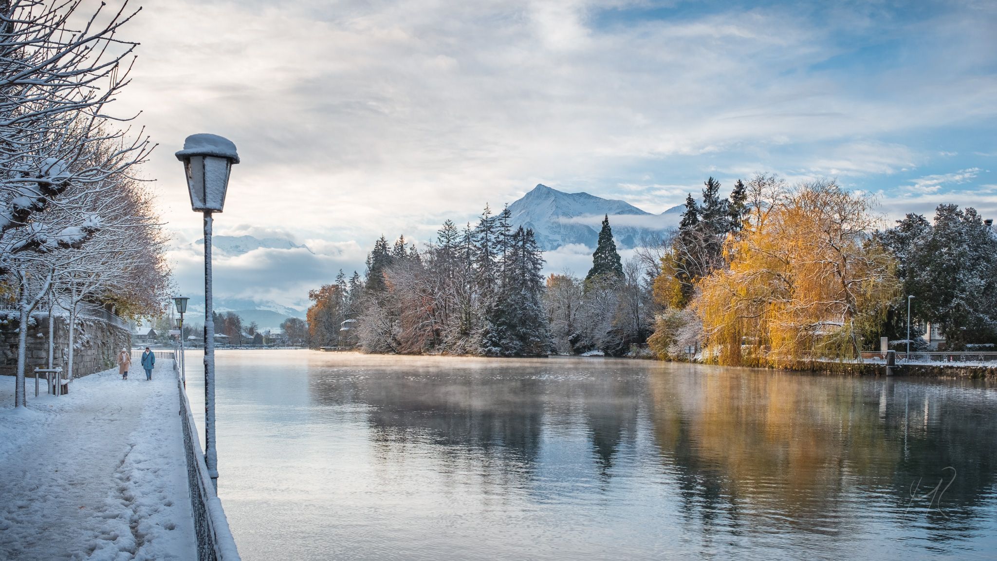 Aare Riverside Walk in Thun I, Switzerland