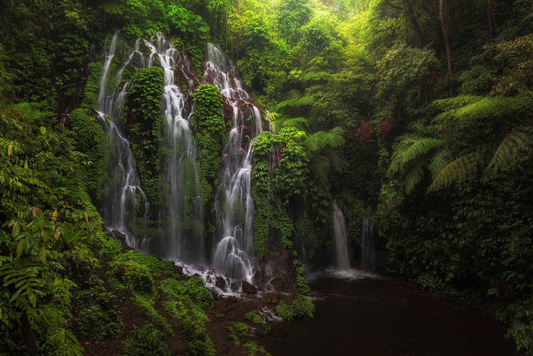 Banyu Wana Amertha waterfall, Bali, Indonesia