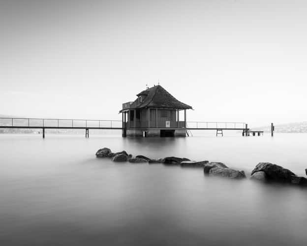 Bathhouse lake Zurich