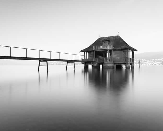 Bathhouse lake Zurich