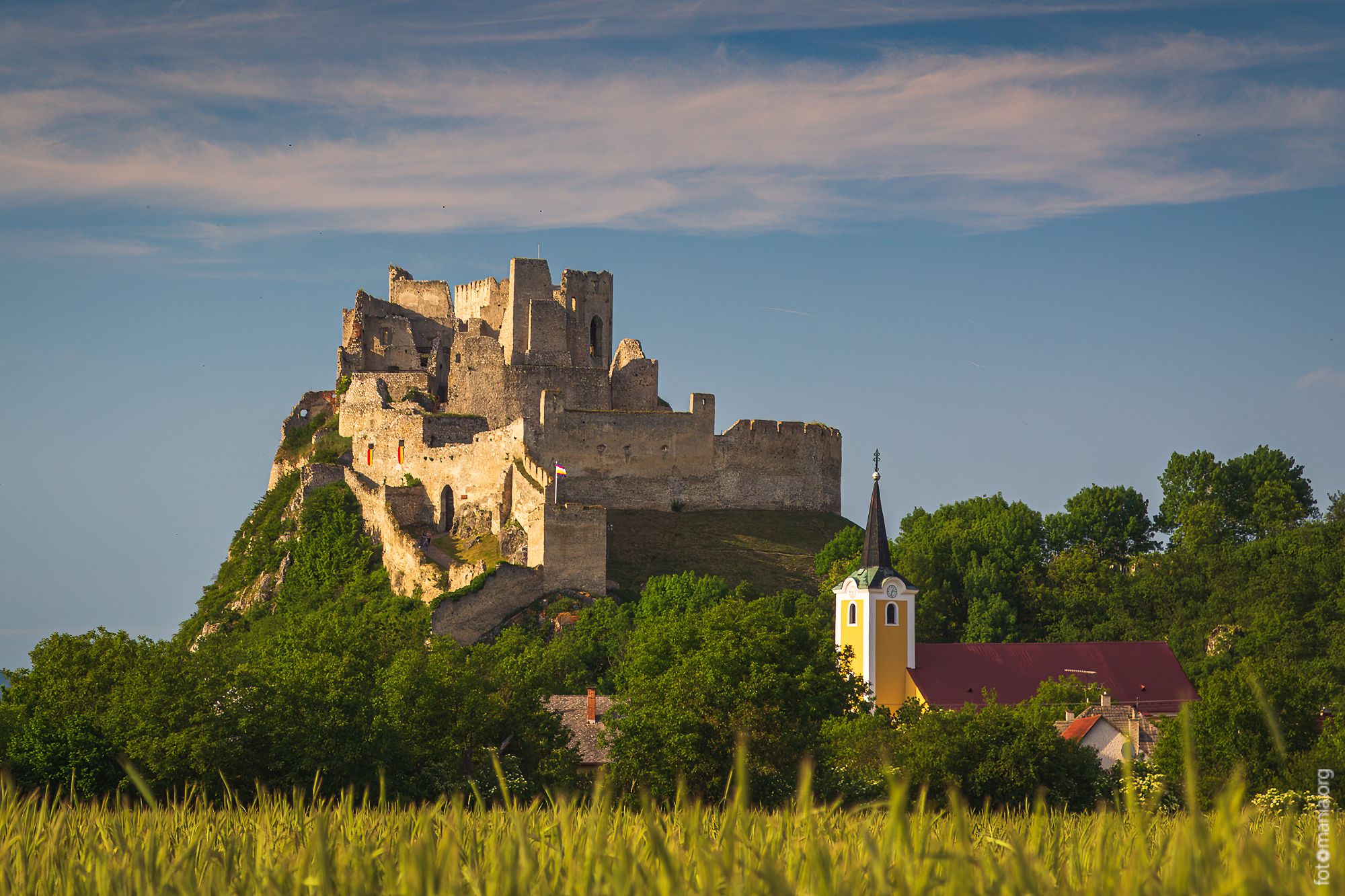 Beckov castle ruins, Slovakia (Slovak Republic)