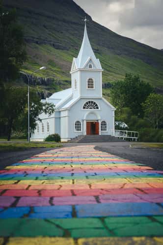 Blue Church at Seydisfjordur