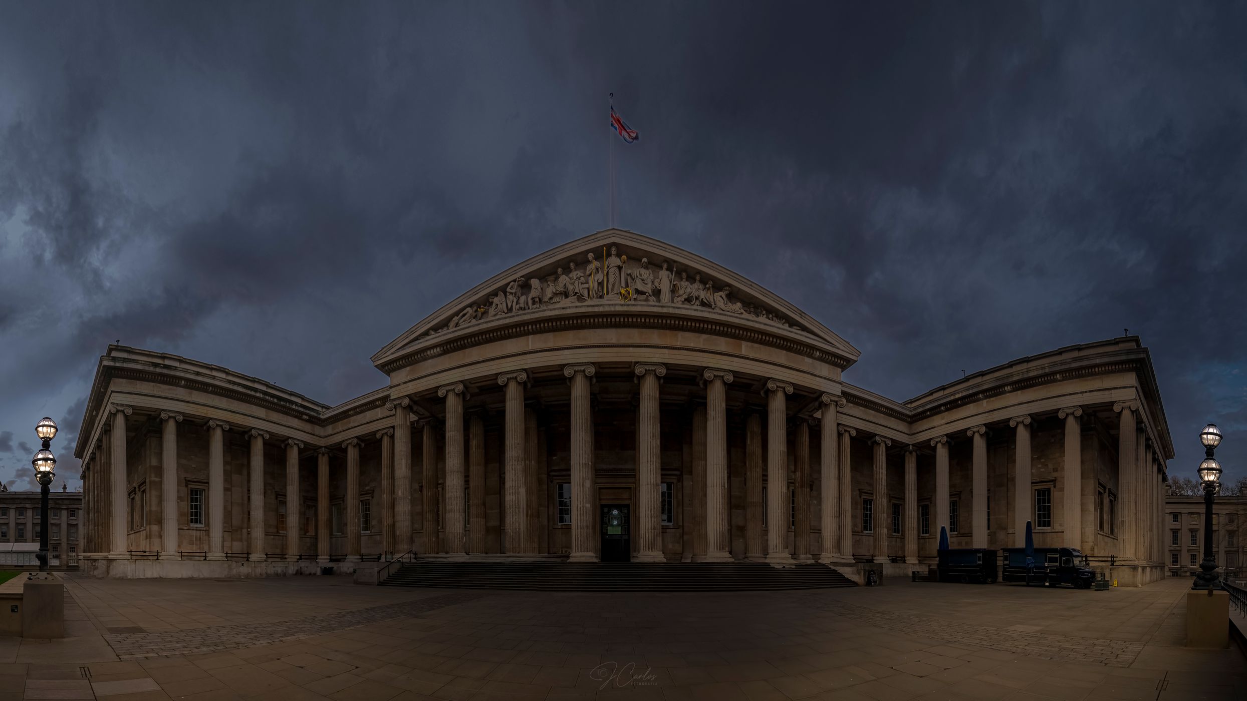 British Museum entrance, United Kingdom