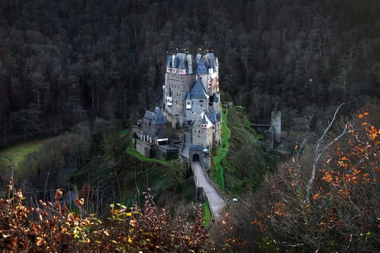 Upper view of Eltz Castle