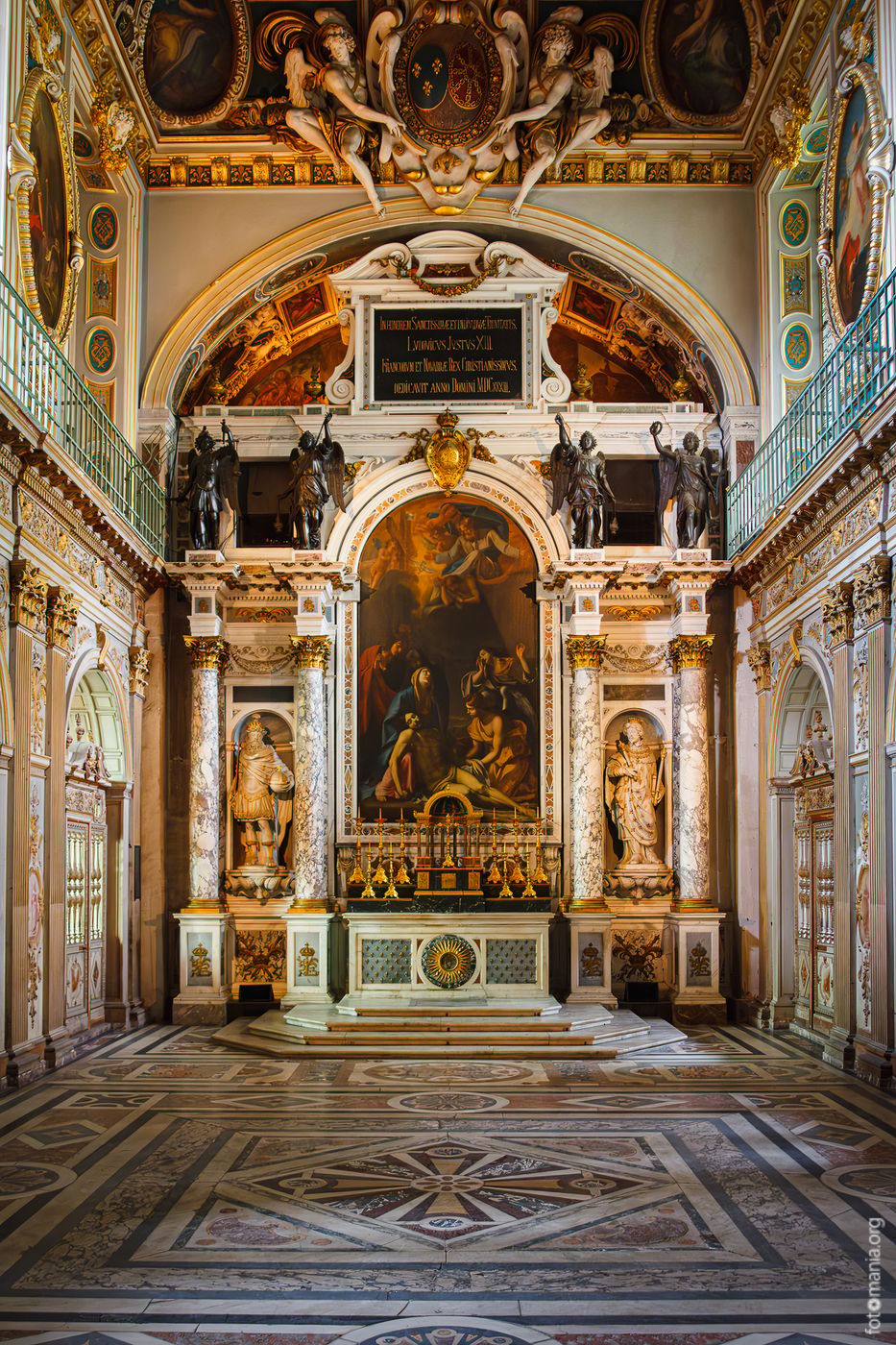Chapel of the Trinity, Château de Fontainebleau, France