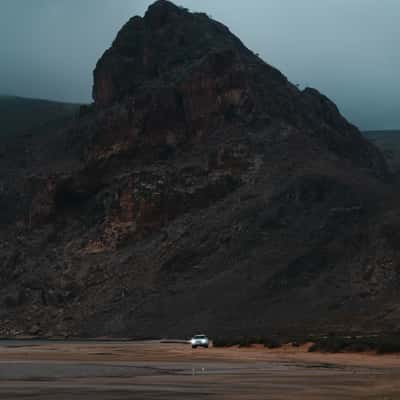 Cliffs of Detwah Lagoon, Yemen