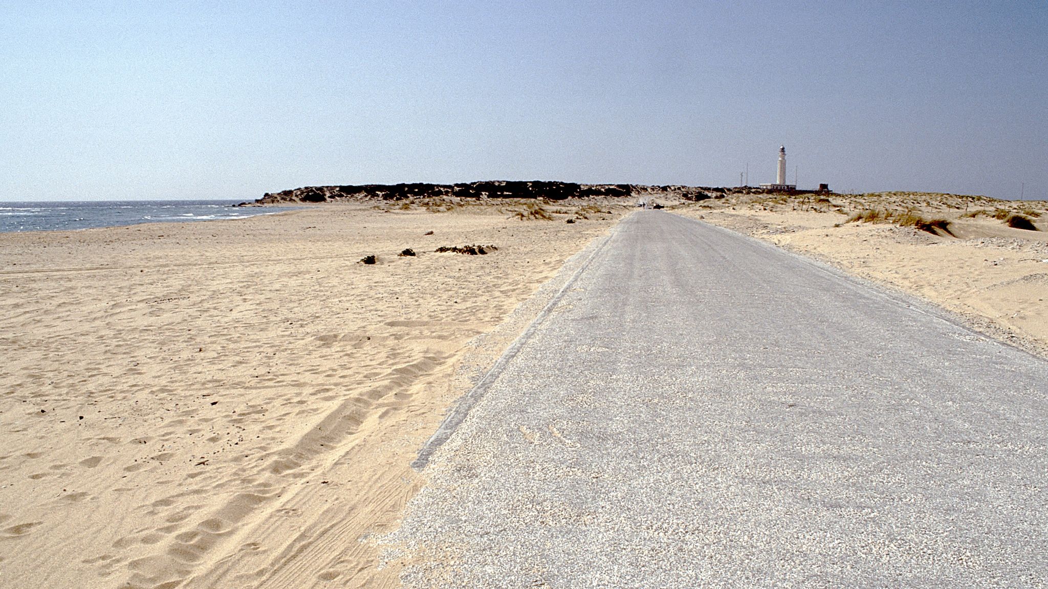 Road to Faro de Trafalgar, Spain