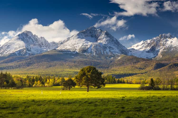 Gerlachovsk´peak from Gerlachov village