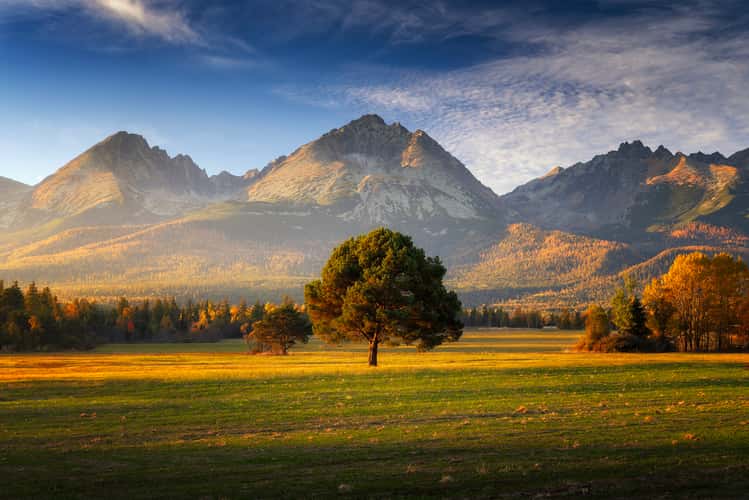 Gerlachovsk´peak from Gerlachov village