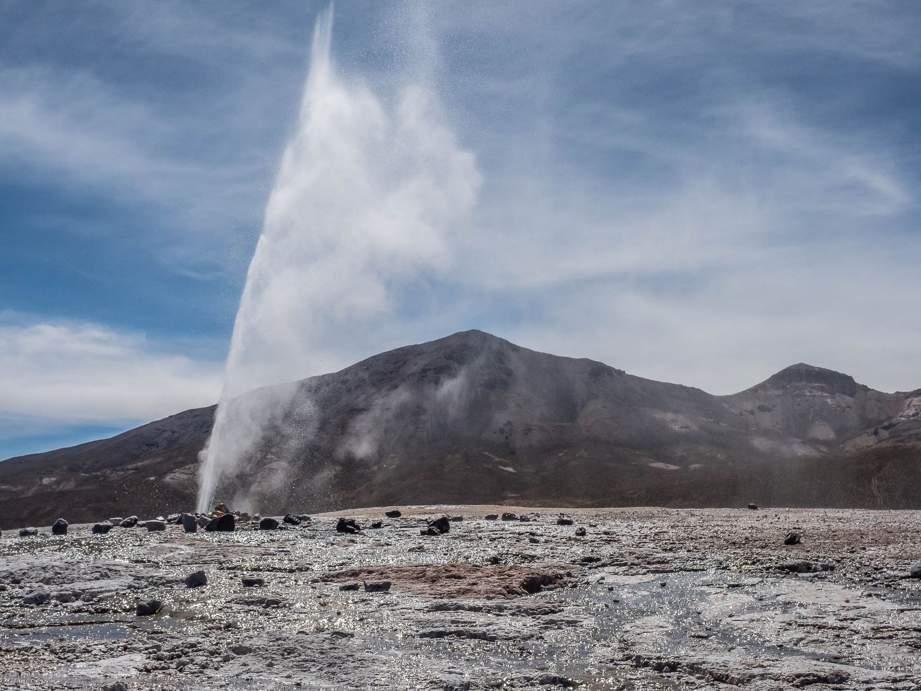 Geyser de Puchuldiza, Chile
