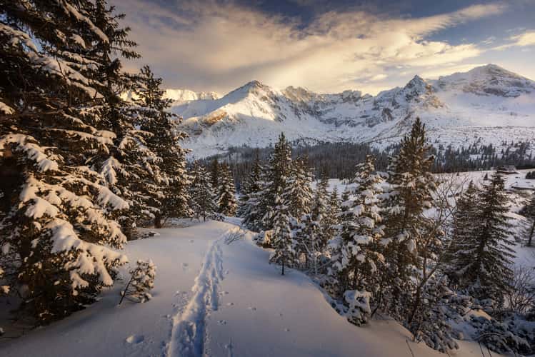 High tatras from Hala Gasienicowa