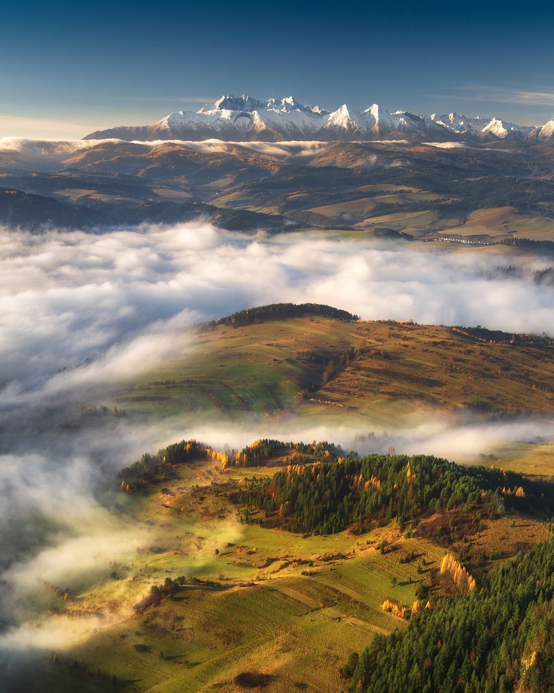 High Tatras from Three crowns peak, Poland
