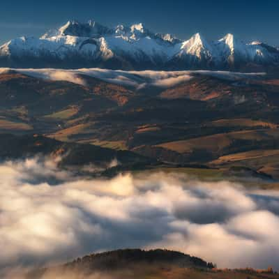 High Tatras from Three crowns peak, Poland