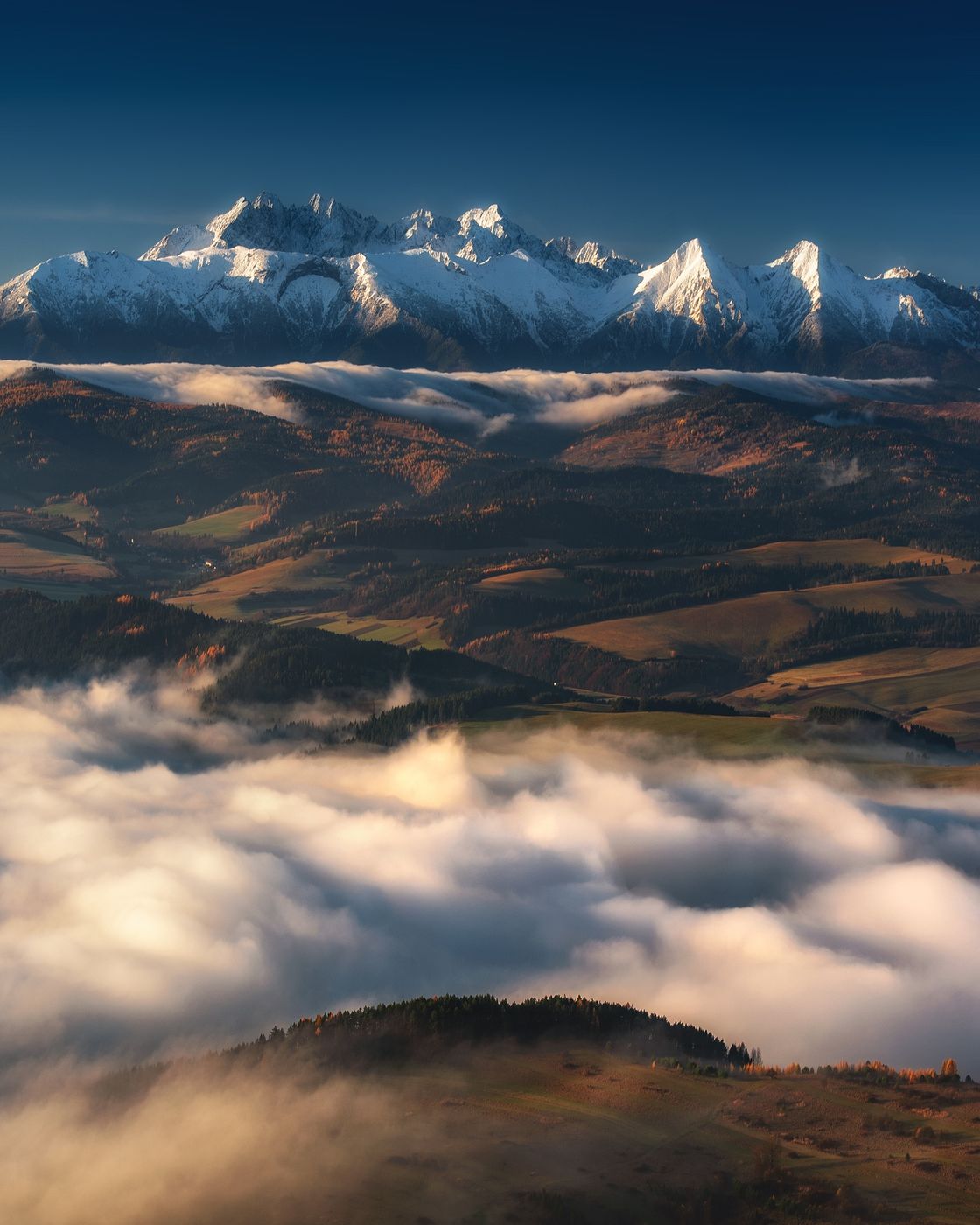 High Tatras from Three crowns peak, Poland