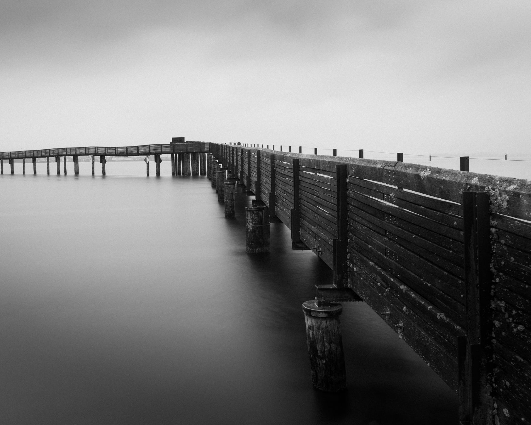 Wooden walkway Rapperswil-Hurden, Switzerland