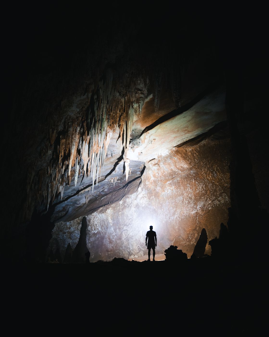 Inside Hoq Cave, Socotra, Yemen