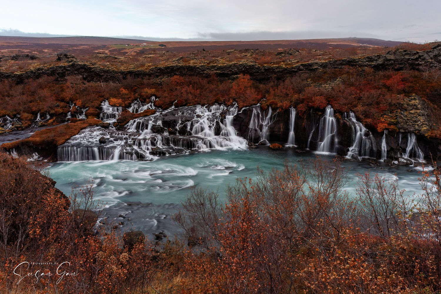 Hraunfossar, Iceland, Iceland