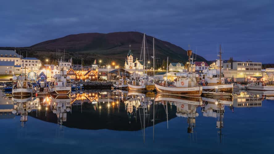 Husavik harbour