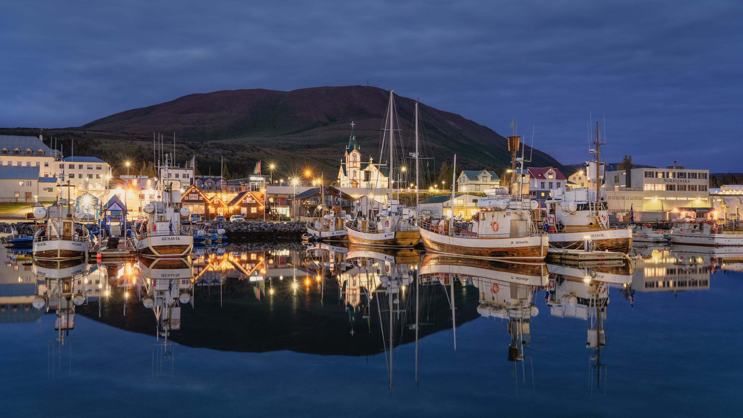 Husavik harbour, Iceland