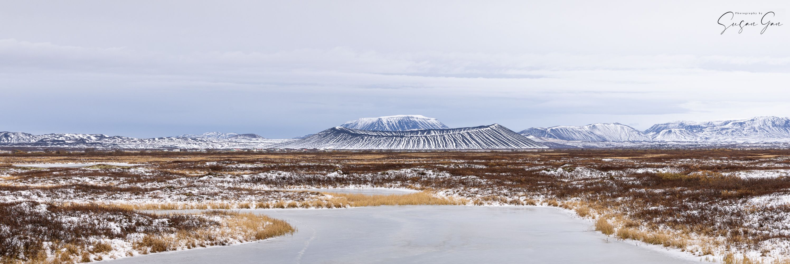 Hverfjall Volcano Crater, Iceland