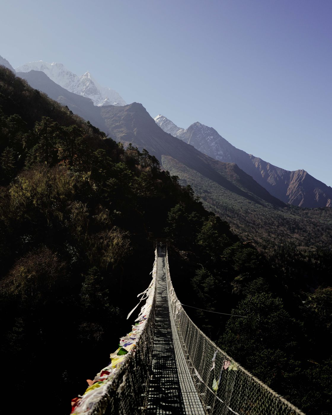 Imja River Suspension Bridge, Nepal