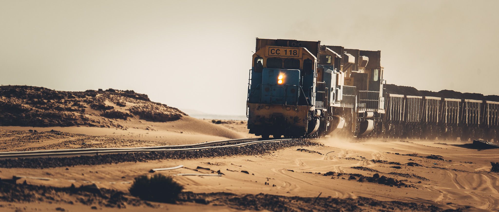 Iron Ore Train, Mauretania, Mauritania