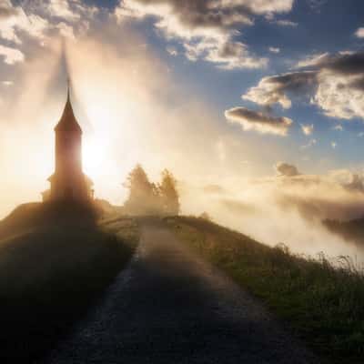 Jamnik church in Slovenia, Slovenia