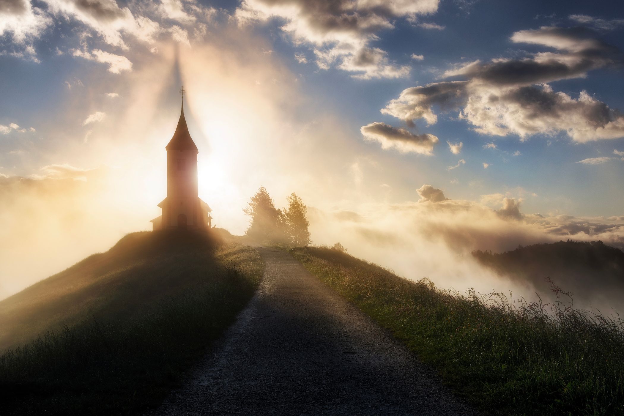 Jamnik church in Slovenia, Slovenia
