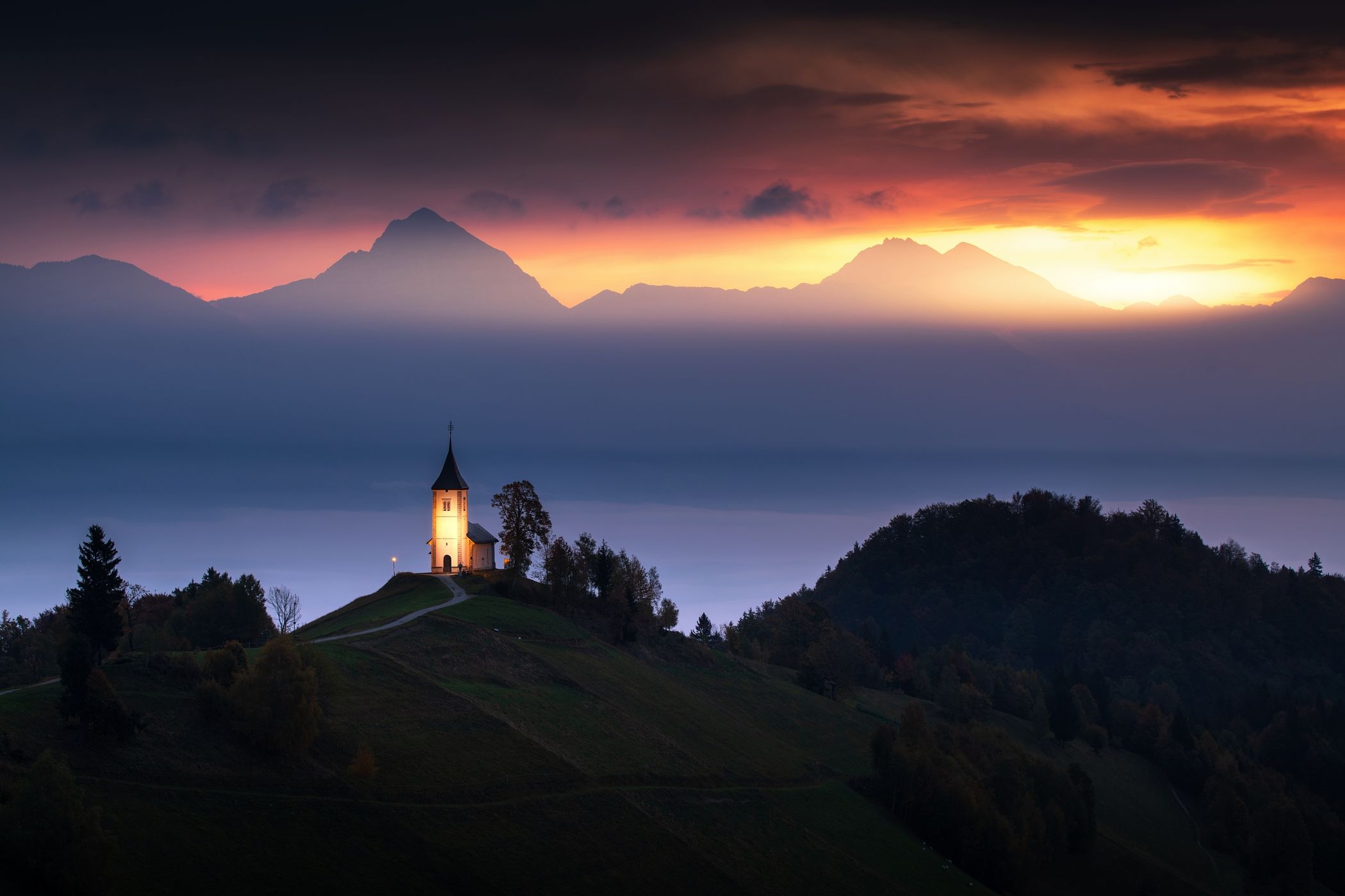Jamnik church, Slovenia
