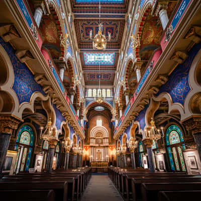 Jubilee Jerusalem Synagogue in Prague, Czech Republic