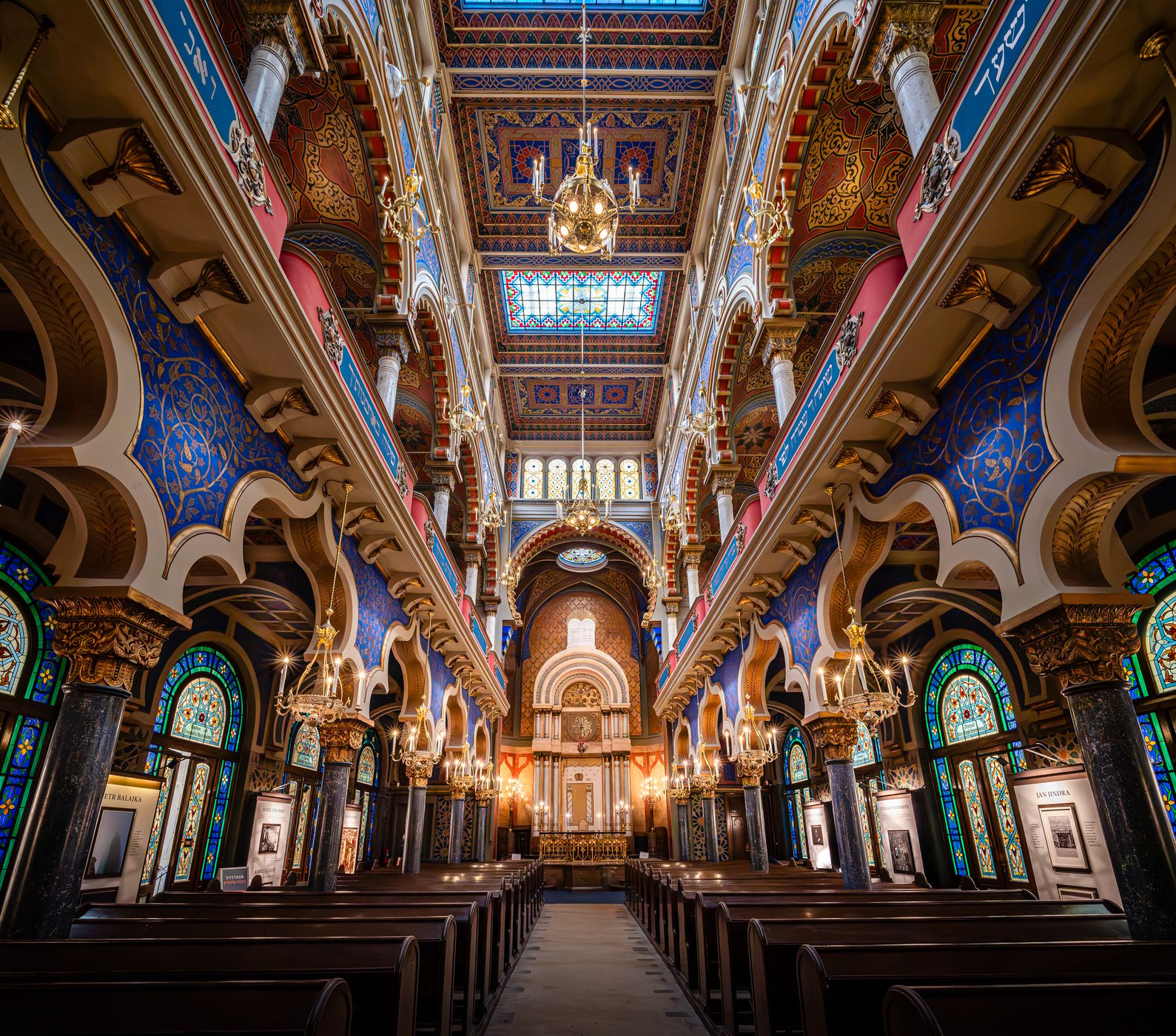 Jubilee Jerusalem Synagogue in Prague, Czech Republic