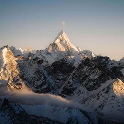 Kala Patthar Hike, View on Ama Dablam, Nepal