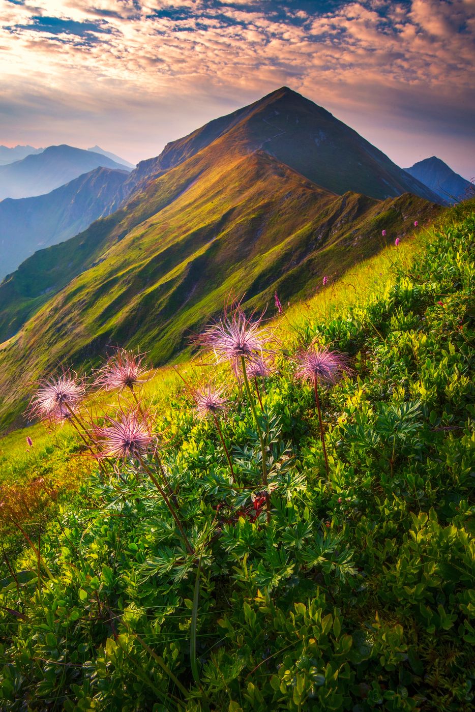Klin peak from Končistá in Western Tatras, Poland