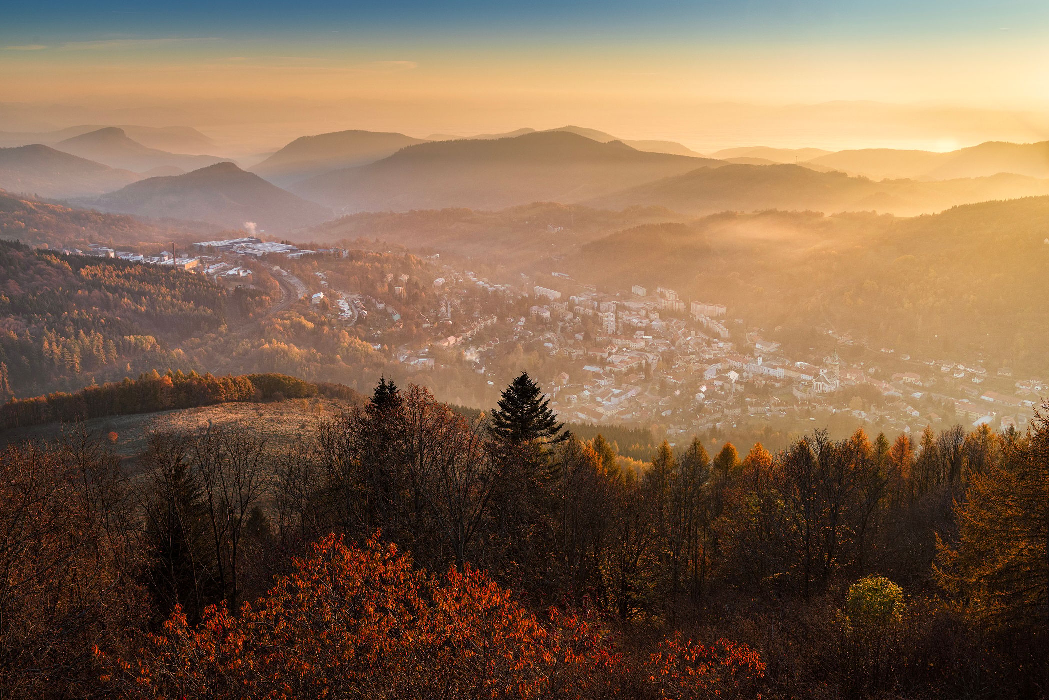 Kremnica view, Slovakia (Slovak Republic)