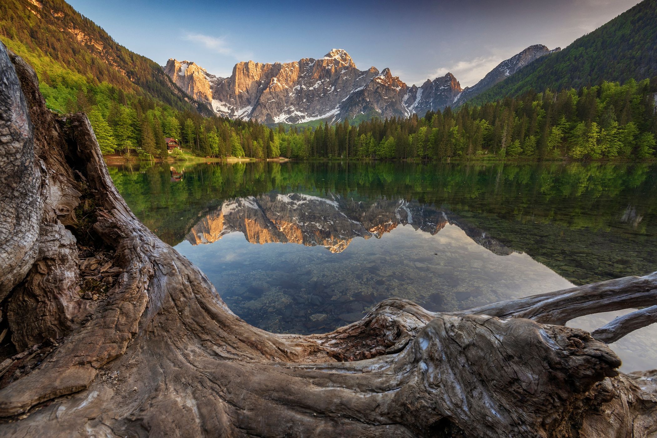 Laghi di Fusine - lower lake, Italy