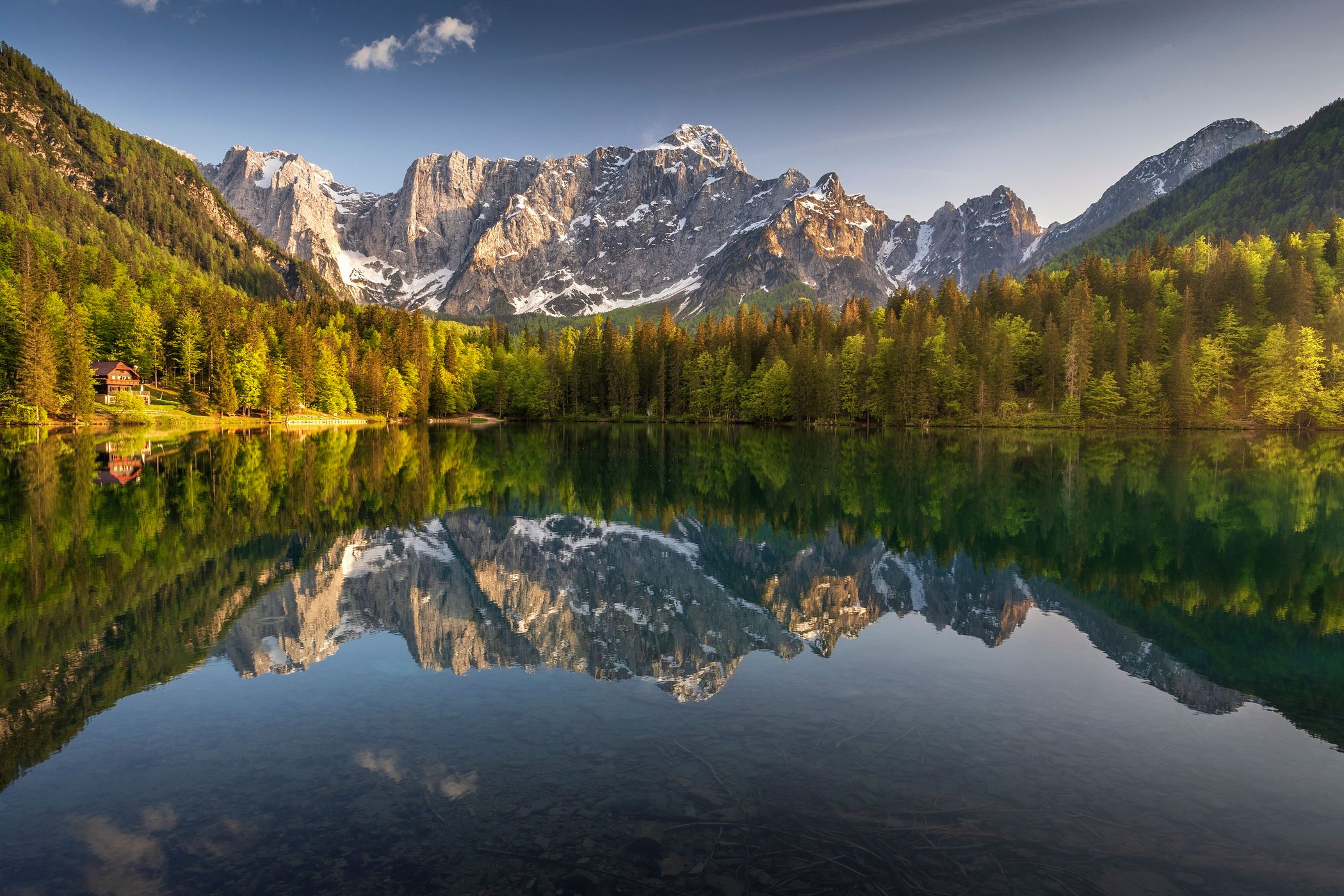 Laghi di Fusine - lower lake, Italy