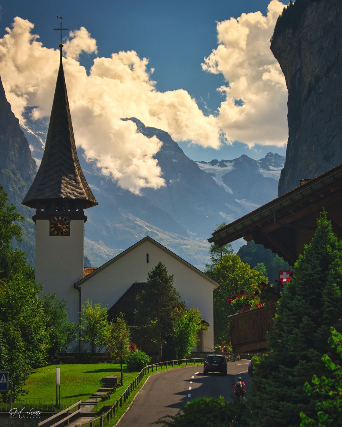 Lauterbrunnen from Fuhren View Point, Switzerland