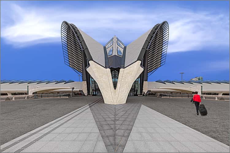 Lyon - Saint Exupery Train Station