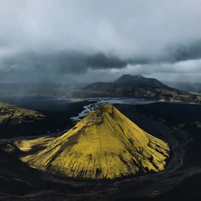 Maelifell, South view, Iceland