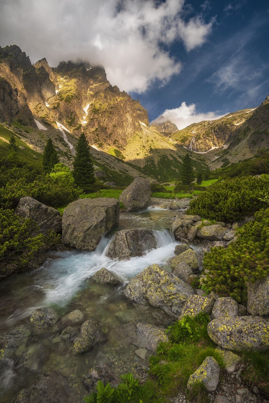 Malá studená dolina in High Tatras, Slovakia (Slovak Republic)