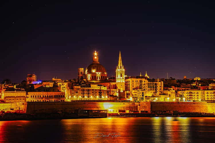 Manoel Island Marina - looking to Valletta