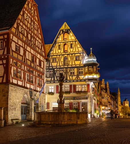 Market square in Rothenburg