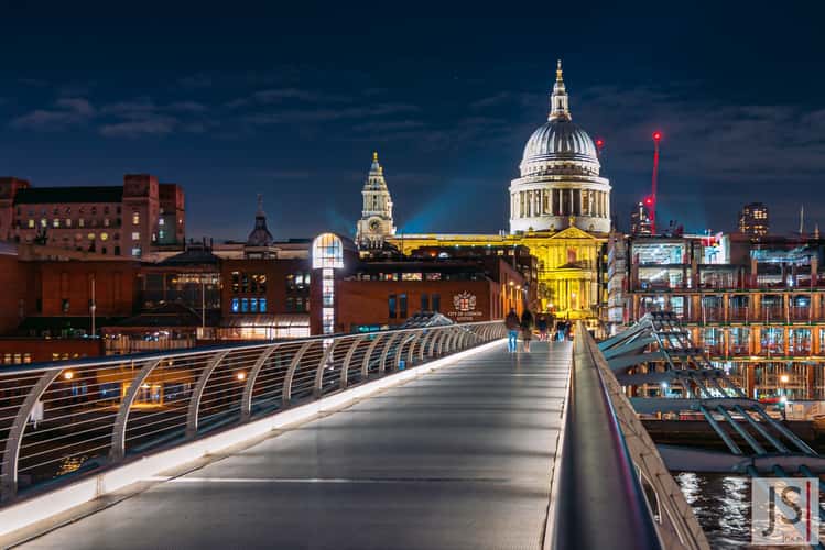 Millennium Bridge & St. Paul's Cathedral