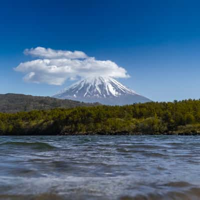 Mount Fuji from Lake Saiko, Japan