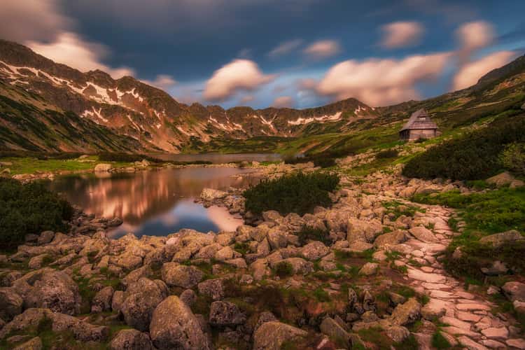 Mountain Lake Maly Staw Polski